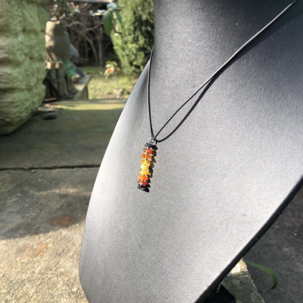 Five Amber Pendant