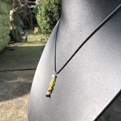 Five Amber and Peridot